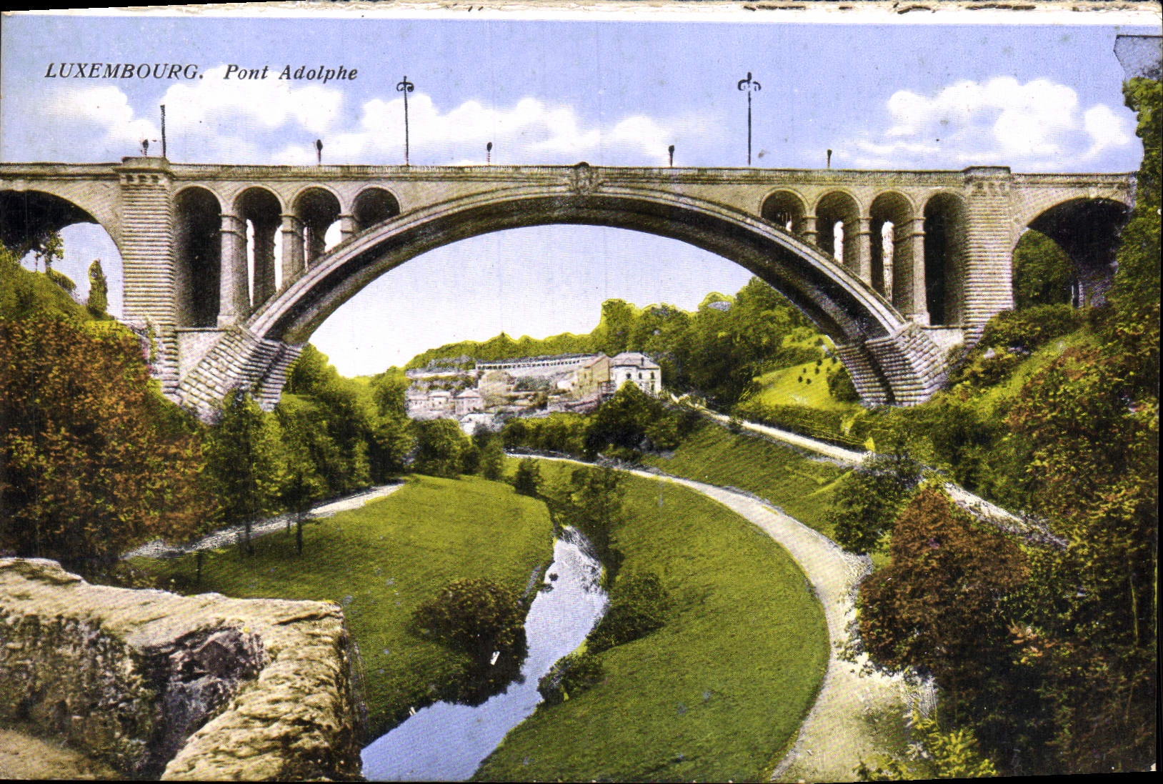 CPA Luxembourg Pont d'Adolphe