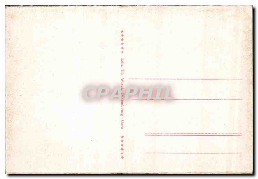 CPA Luxembourg Pfaffenthal et Clausen — Rückseite