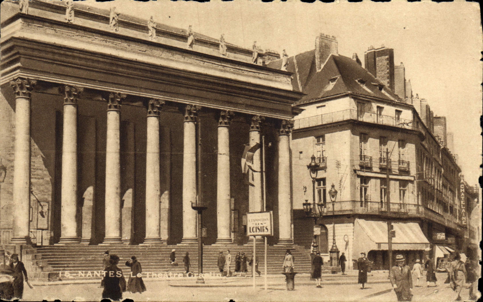 CPA Nantes Le Theatre Graslin