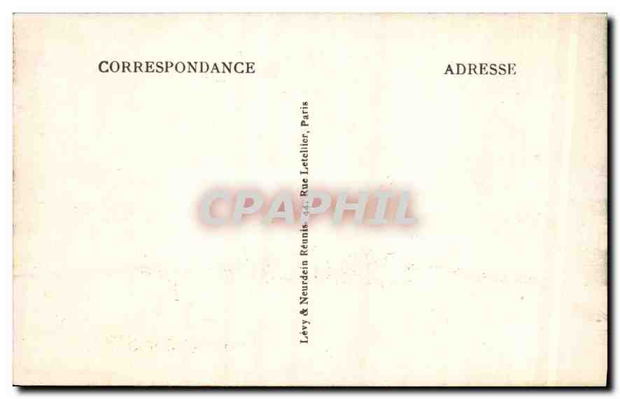 CPA Nantes Place de la Duchesse Anne et Cours Saint Pierre — Rückseite
