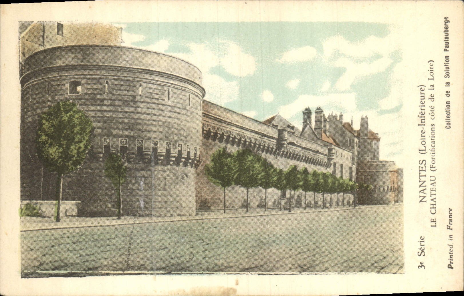 CPA Nantes (Loire Inferieure) Le Chateau Fortification cote de la Loire