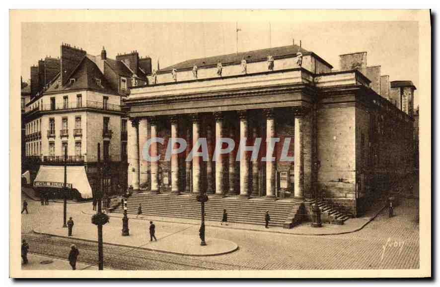 CPA Nantes (Loire Inferieure) Le theatre