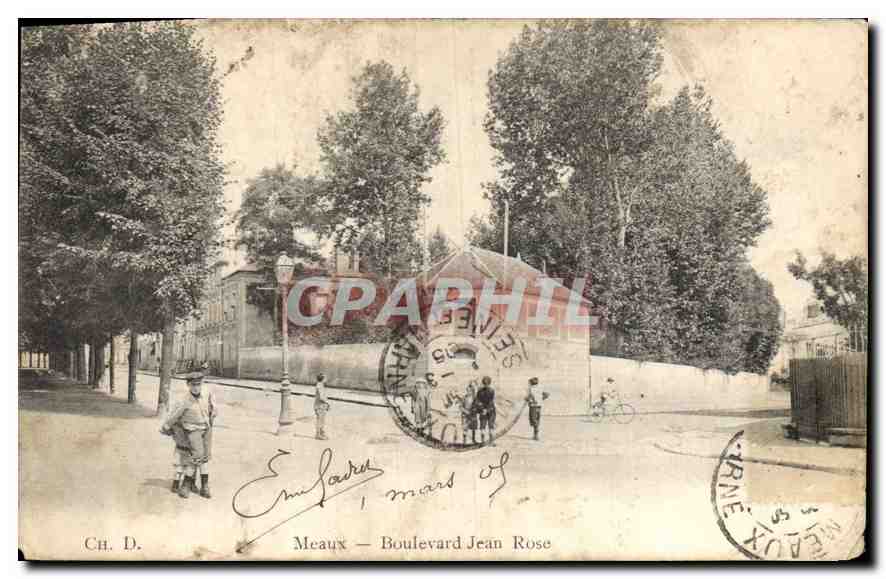 CPA Meaux Boulevard Jean Rose