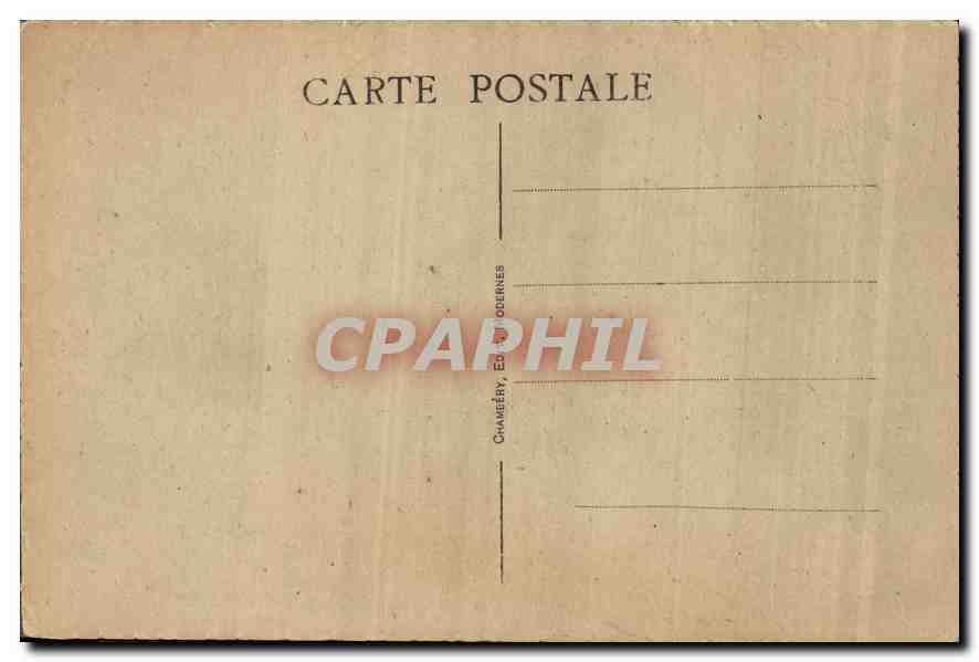 CPA Chambery Sainte Chapelle du Chateau — Rückseite
