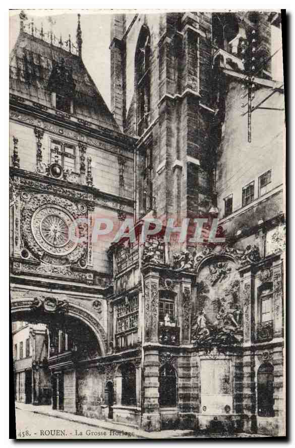 CPA Rouen La Grosse Horloge