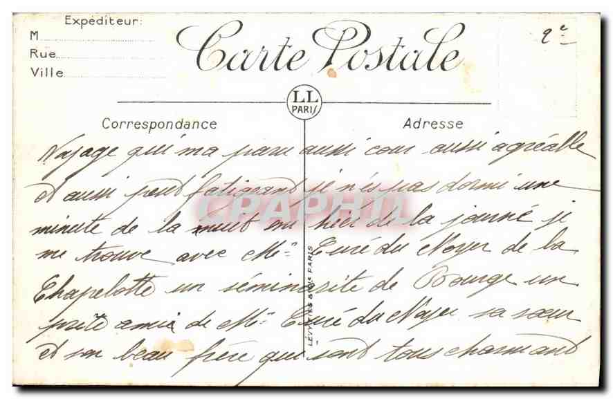 CPA Lourdes Saint Michet et la Basilique — Rückseite