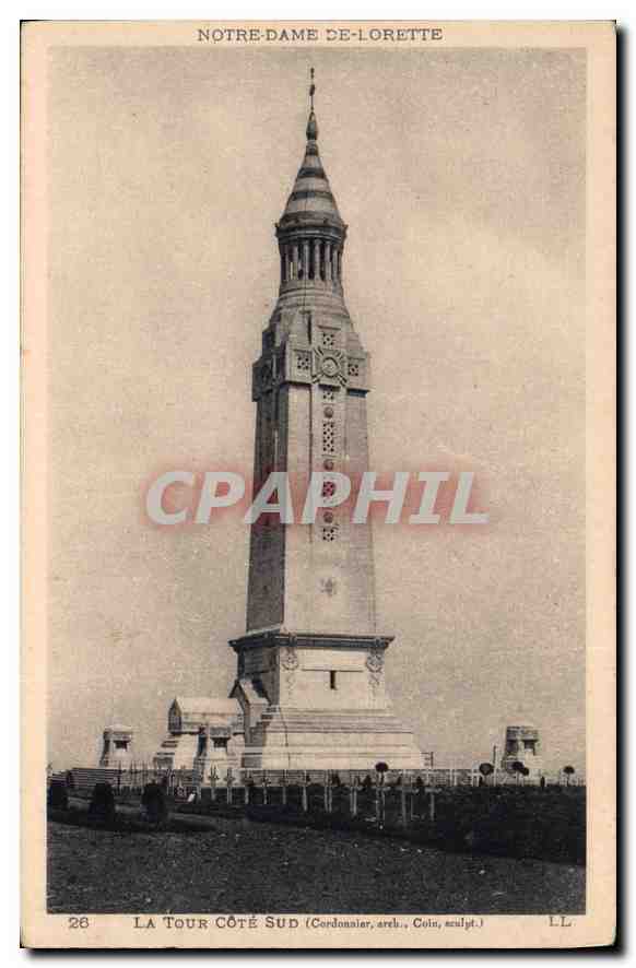 CPA Notre Dame de Lorette La Tour Cote Sud