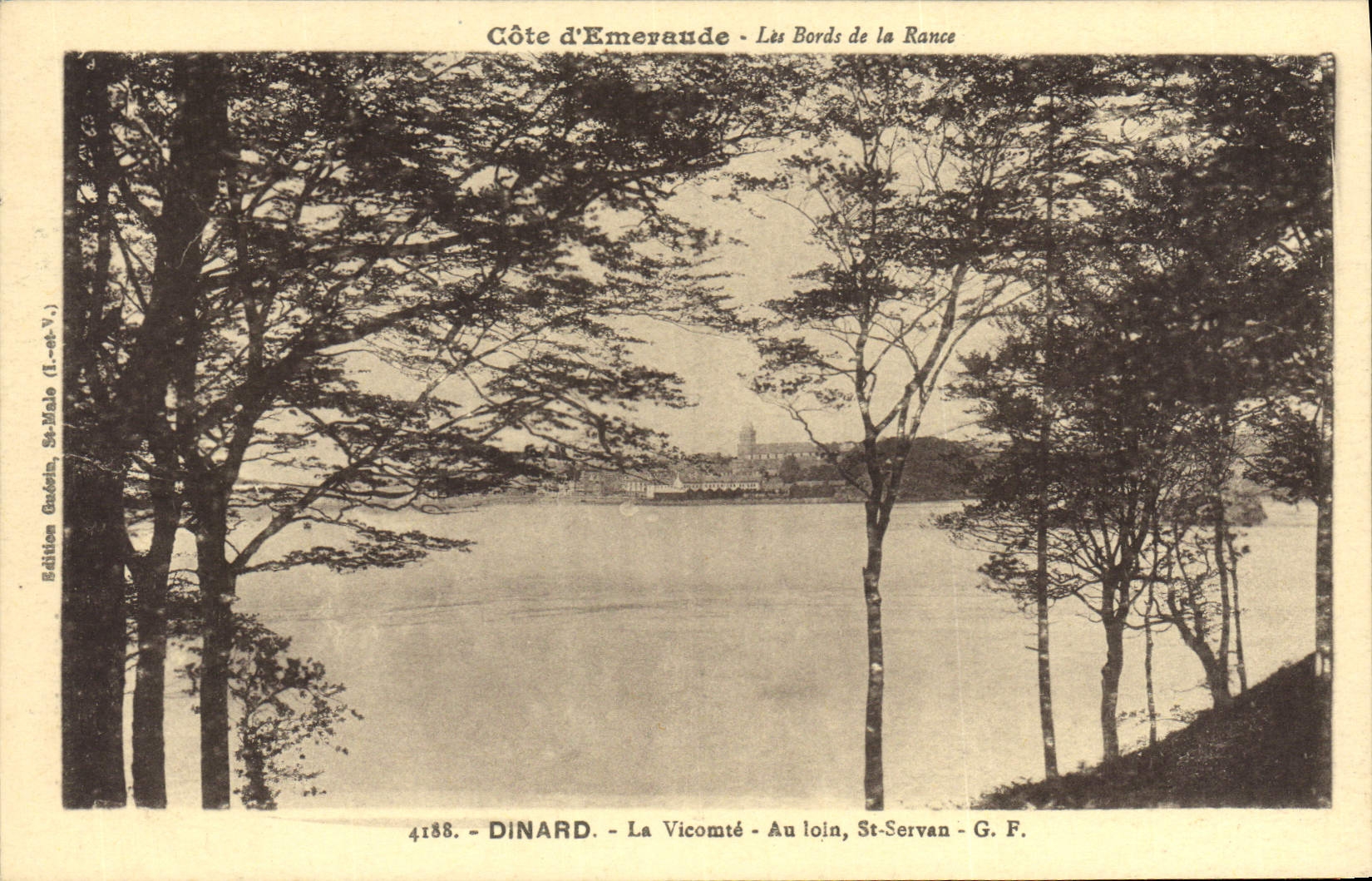 Côte d'Émeraude - Les Bords de la Rance - Édition Gudélin, St-Malo (L.-et-V.)