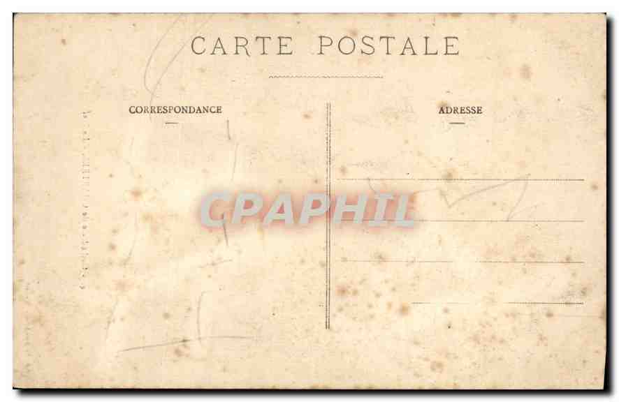 CPA Cathedrale de Chartres La Nef — Rückseite