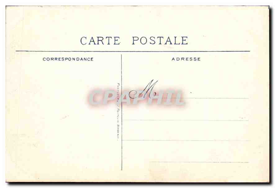 CPA Bordeaux Le Monument des Girondins Cote nord  — Verso