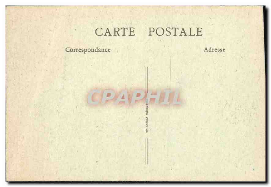 CPA La Savoie Aix les Bains Vue generale Quartier de la Gare et les Hotels  — Verso