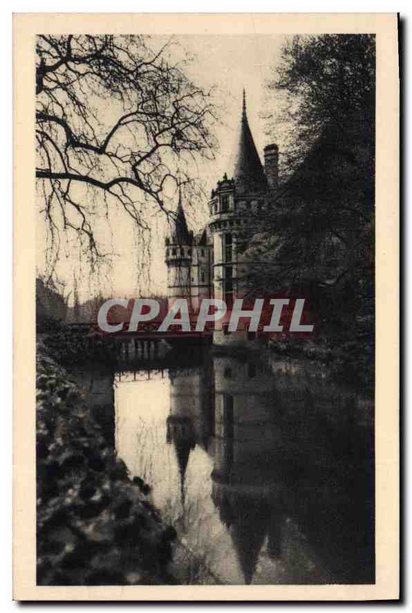 CPA Chateau d'Azay le Rideau I et L 