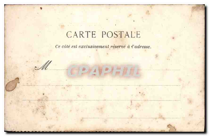 CPA Le Treport Le Bain  — Rückseite