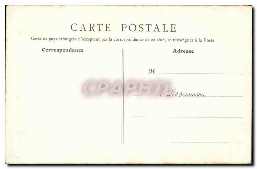 CPA Abbeville Maison dite de Francois I  — Rückseite