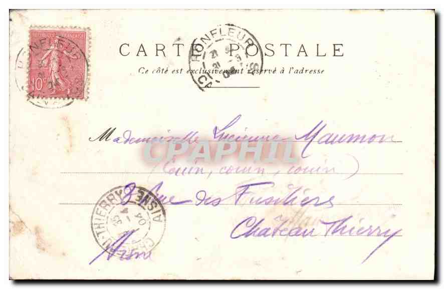 CPA Paris Tour Saint Germain l'Auxerrois  — Rückseite