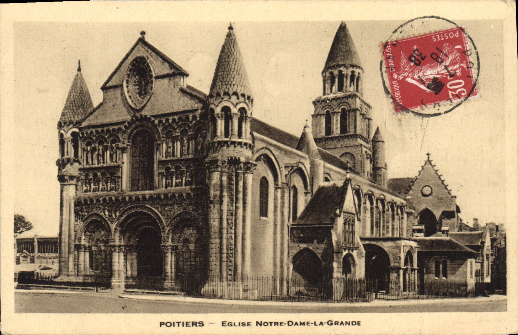 Poitiers — Kirche Notre-Dame-la-Grande — Verlag unbekannt