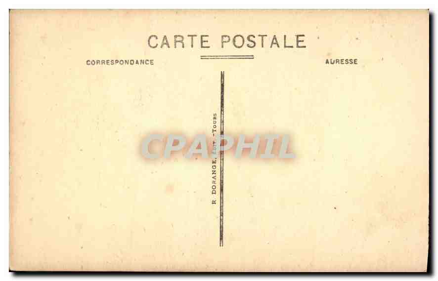 CPA Villandry I et L la chateau facade sud tonnelles de Vignes et jardins d'ornement  — Rückseite