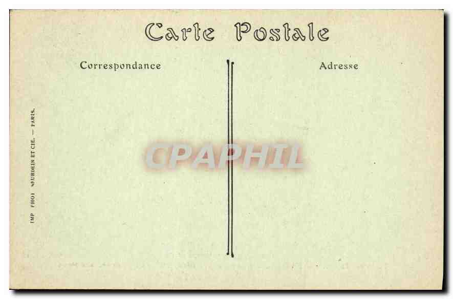 CPA Eglise de la Sorbonne Tombeau du cardinal Richelieu Paris — Rückseite