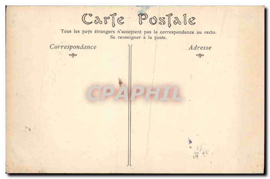CPA Rouen Fleche de la Cathedrale  — Verso