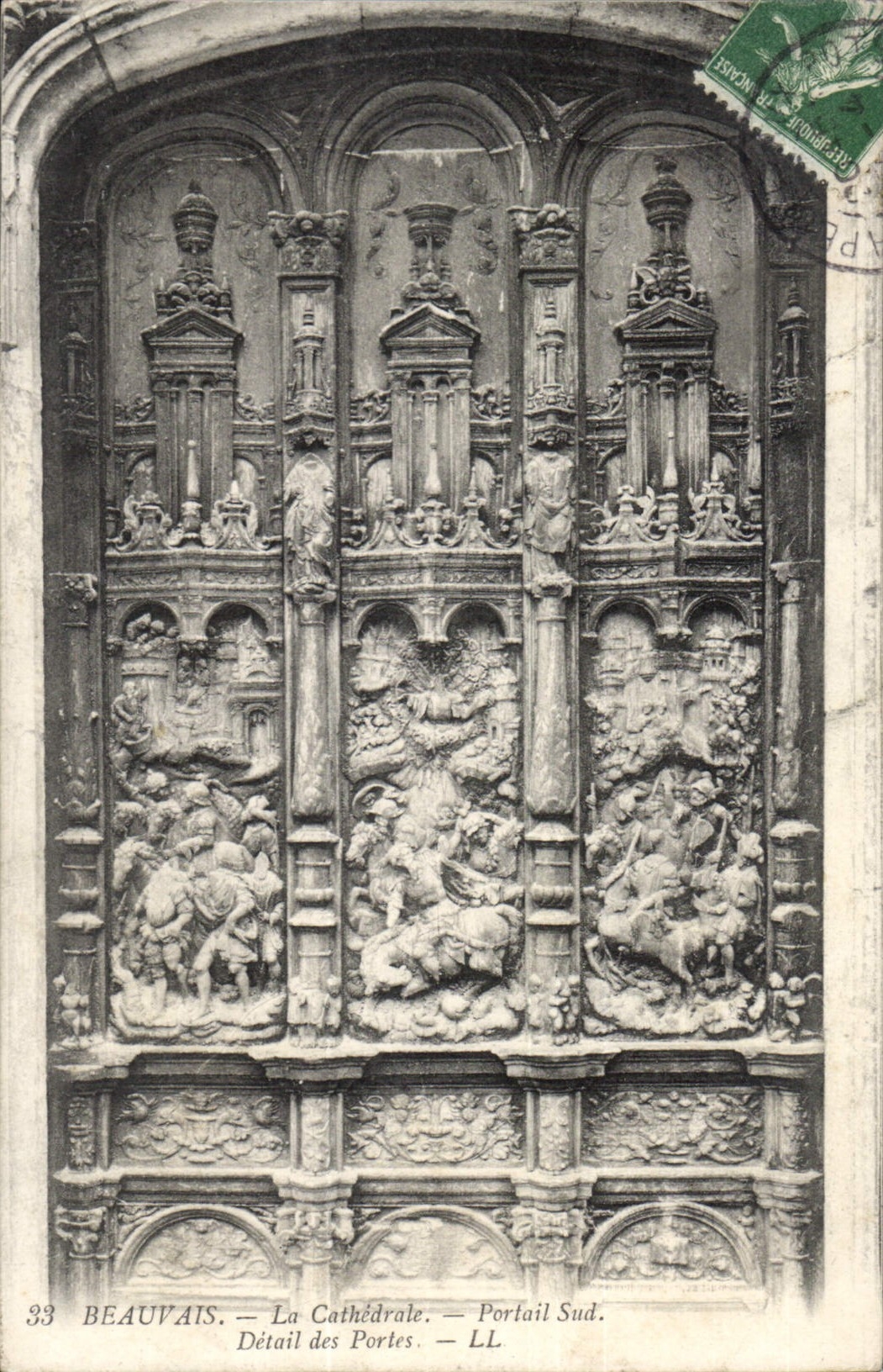 Beauvais — La Cathédrale — Portail Sud — LL