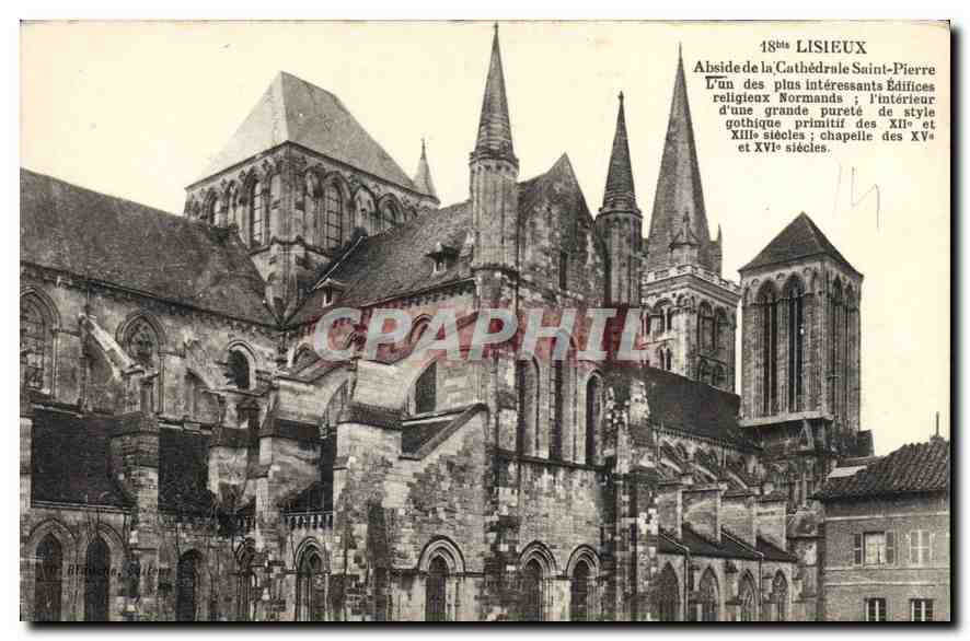 Abside de la Cathédrale Saint-Pierre de Lisieux — éditeur non identifié, n° de série 18