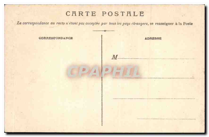 CPA Bourges Hotel Jacques coeur et Palais de Justice  — Rückseite