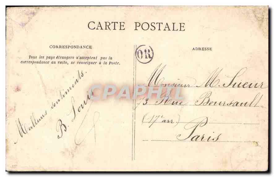 CPA La maison de corneille a petit couronne  — Rückseite