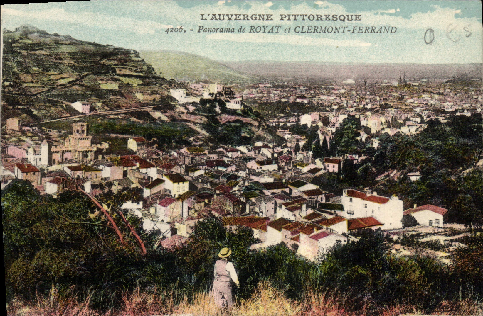 CPA L'Auvergne pittoresque Panorama de Royat et Clermont ferrand 