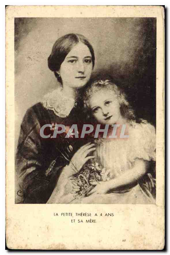 CPA La petite therese a 4 ans et sa mere 