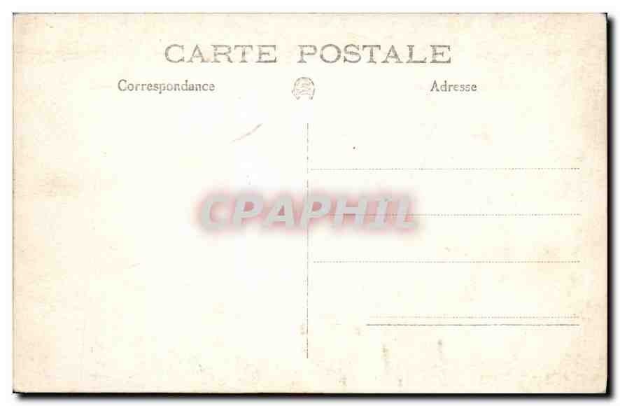 CARTE PHOTO Folklore Bretagne Femme — Verso