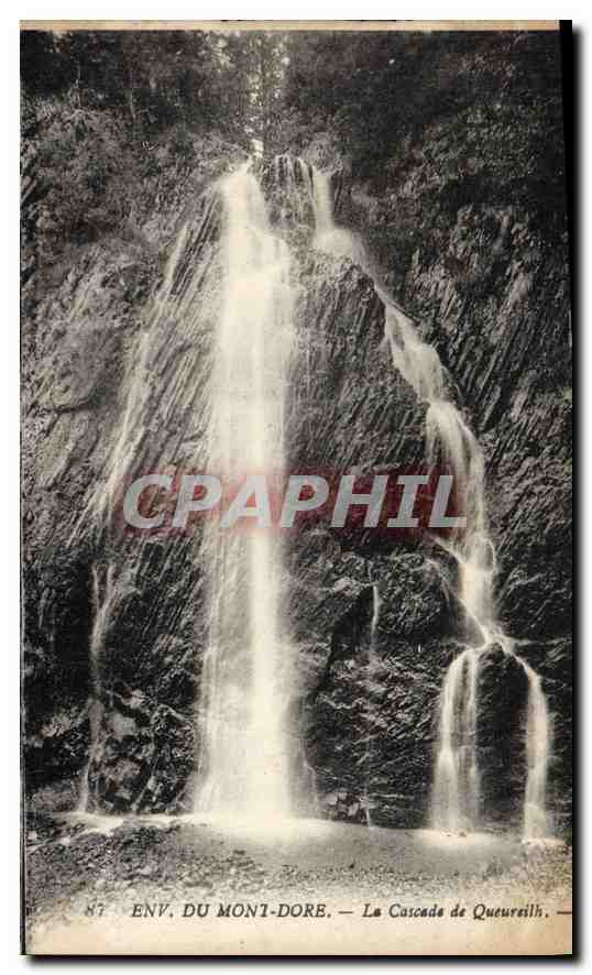CPA Env du Mont Dore La Cascade de Queureuilh 