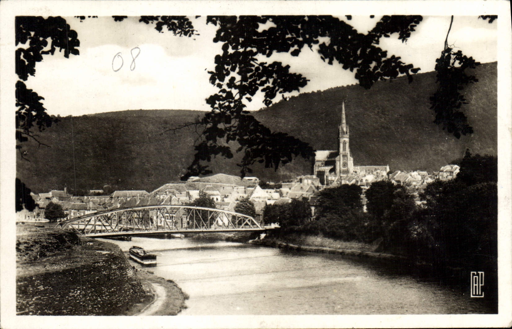CPA Fumay Panorama sur la Meuse 