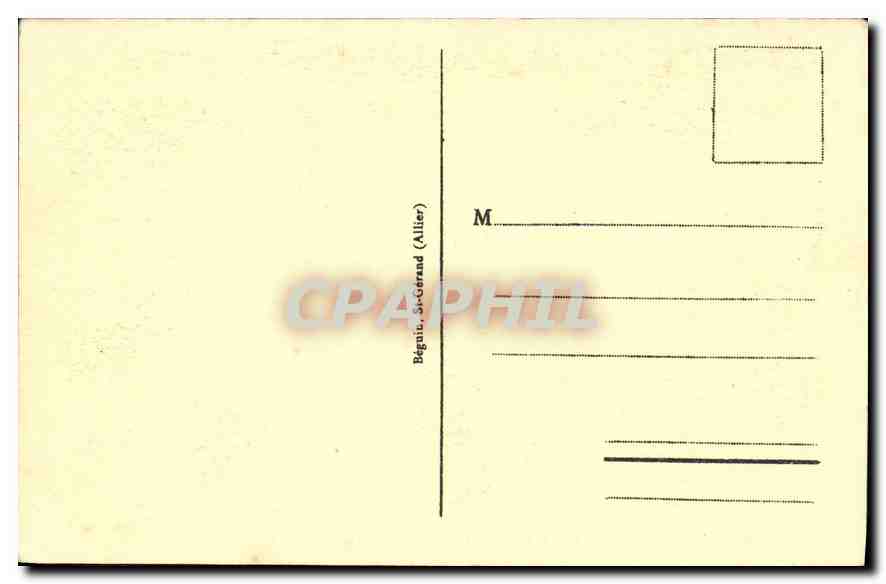 CPA Vichy L'Etablissement Thermal  — Rückseite