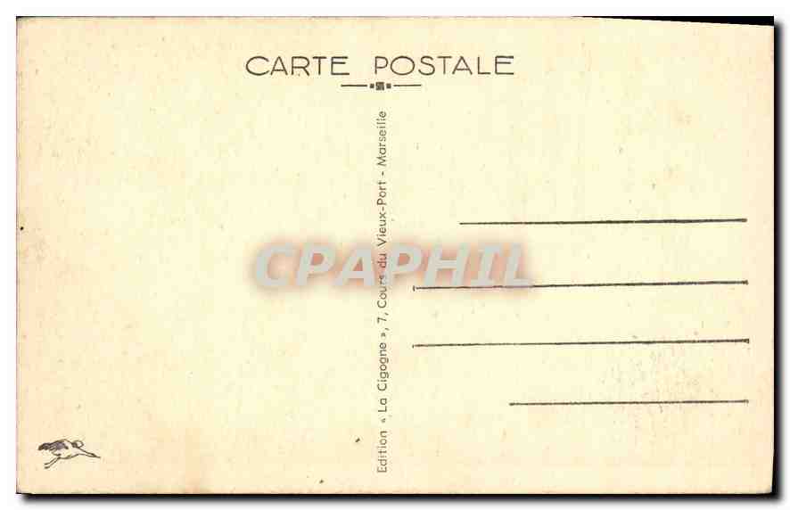 CPA Nimes Le Temple de Diane  — Rückseite