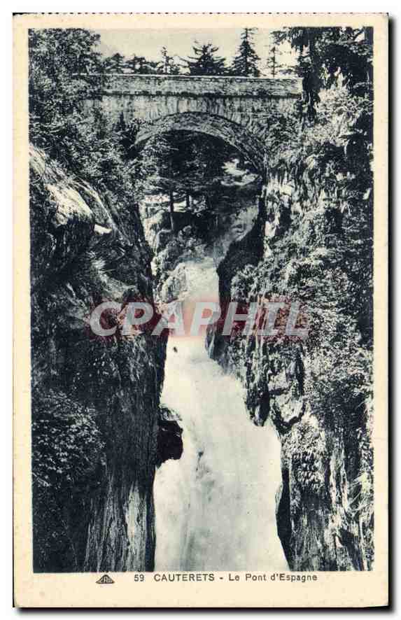 CPA Cauterets Le Pont d'Espagne 