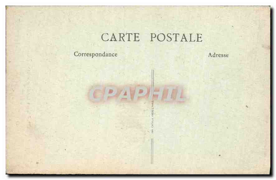 CPA Cabanel Saint Louis prisonnier en Palestine  — Verso
