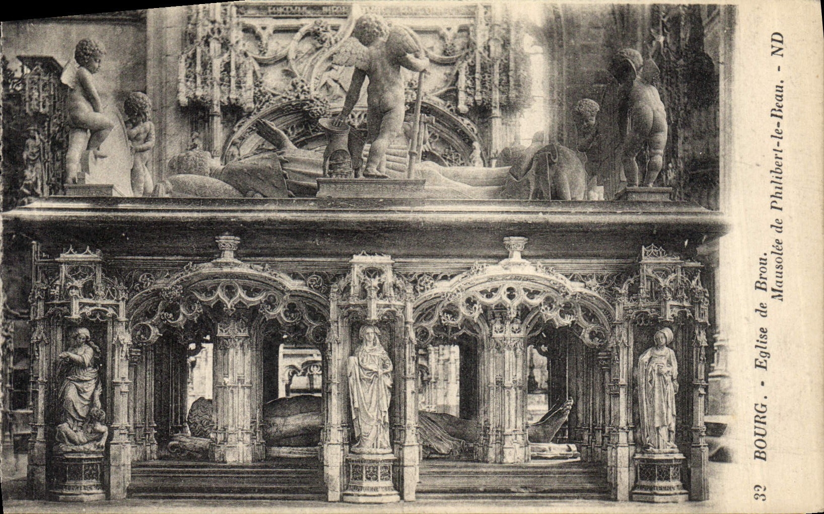 Mausolée de Brou - Église de Philibert-le-Beau, Bourg - ND
