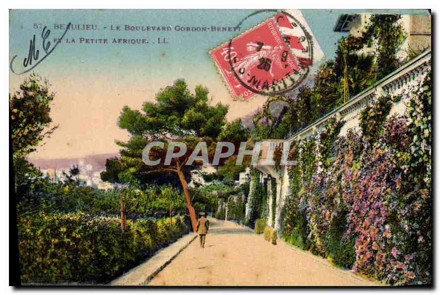 CPA Beaulieu Le Boulevard Gordon Benett et la petite Afrique 