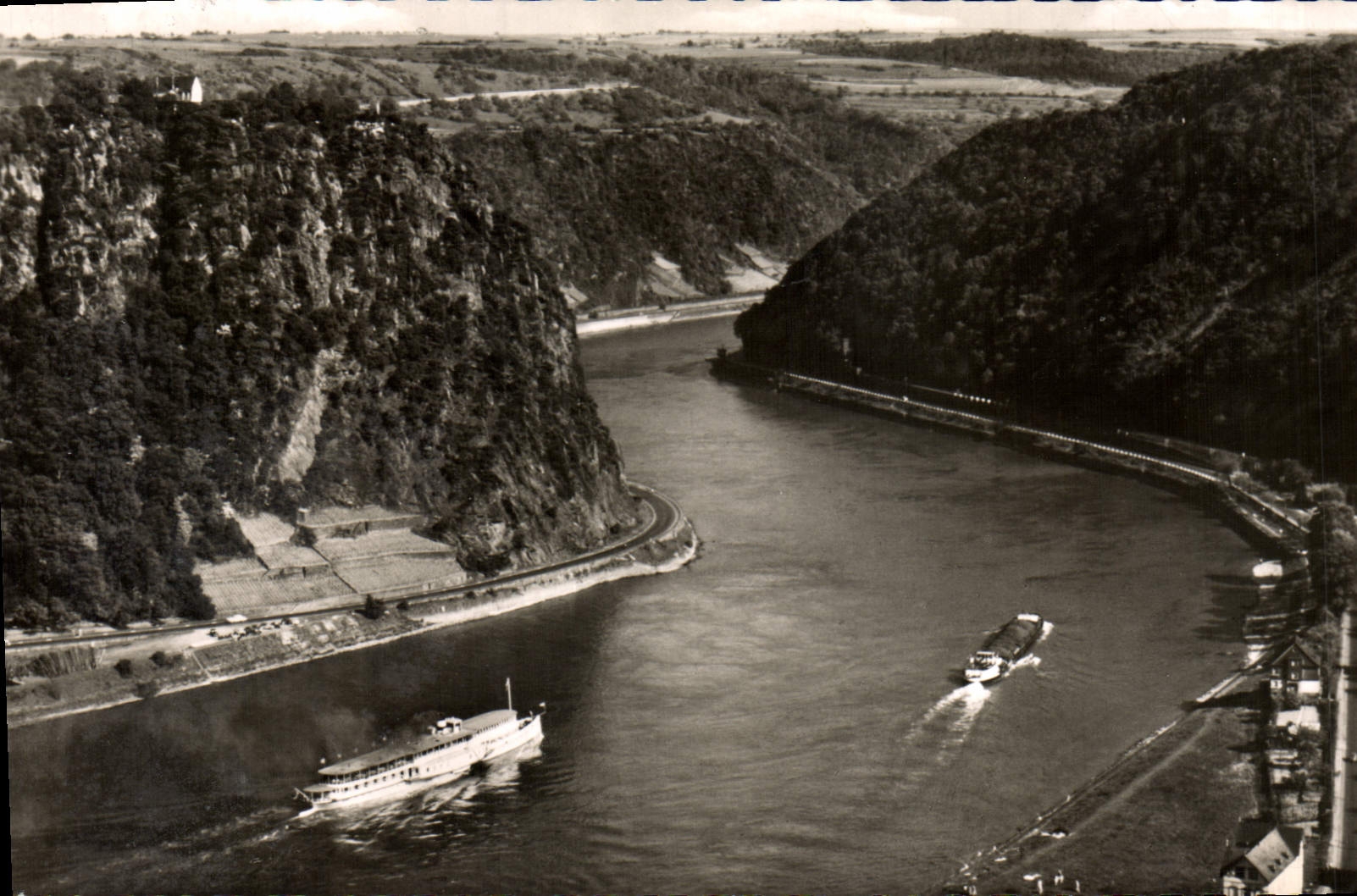 Le Rhin, Loreley et son falaises — Umlauf-Schützing-Verlag, n° 0126