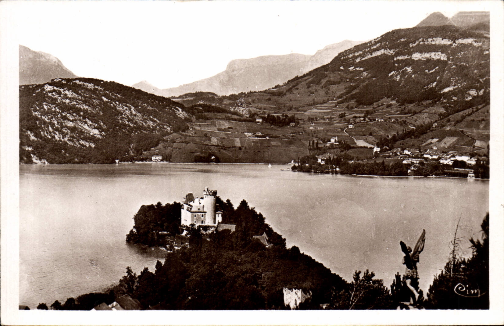 CPA la Savoie lac d'Annecy Duingt et Talloires 