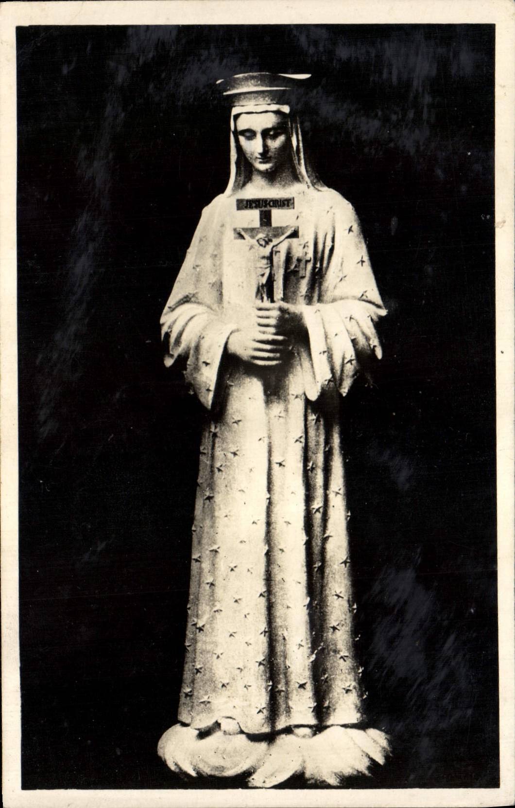 CPA Pontmain Moyenne la vierge de l'Apparition 