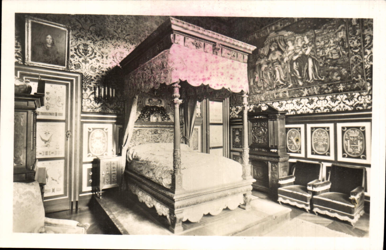 Chambre de Diane de Poitiers — Château d'Anet (E.-et-L.) — Éditeur Rambouillet