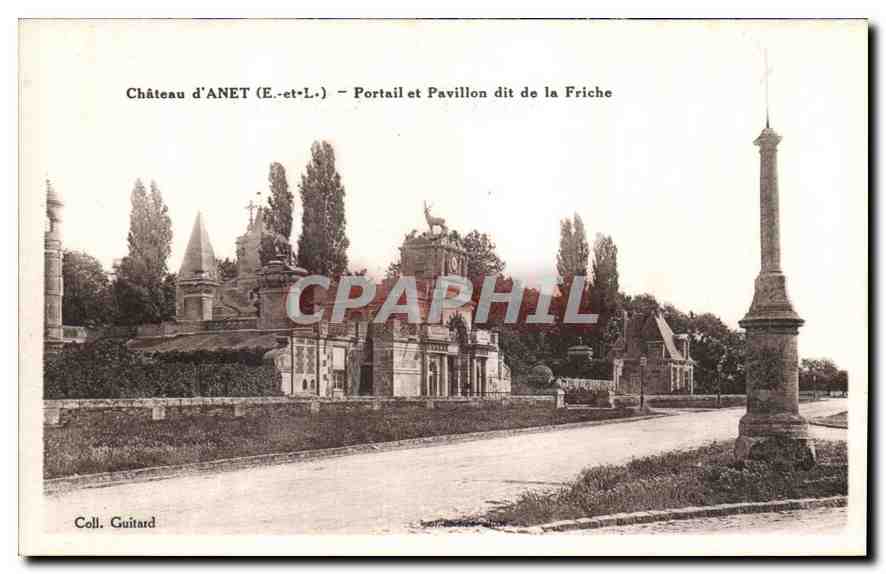 CPA Chateau d'Anet Portail et Pavillon dit de la Friche 