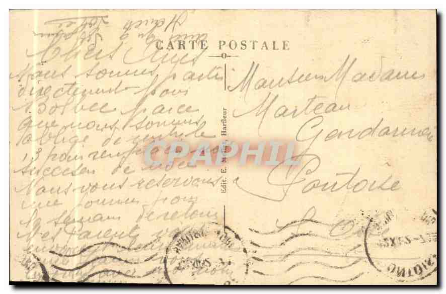 CPA Environs de Bolbec et de Lillebonne le chateau du Valasse la galerie Interieure  — Rückseite