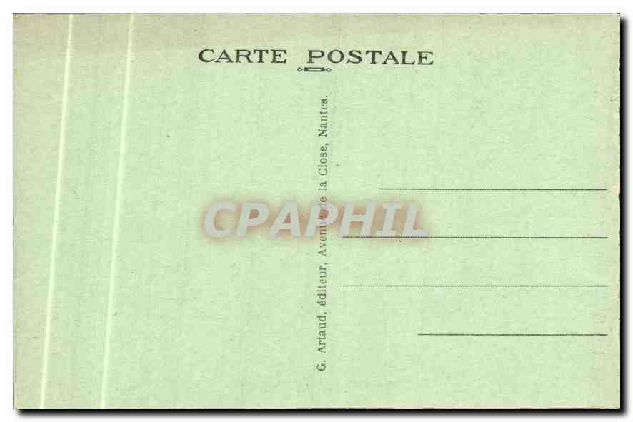 CPA Le Treport le jardin public et la villa Normande  — Rückseite