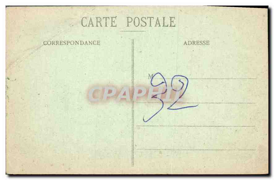 CPA Environs du havre Ste Adresse vue generale vers l'Eglise  — Rückseite