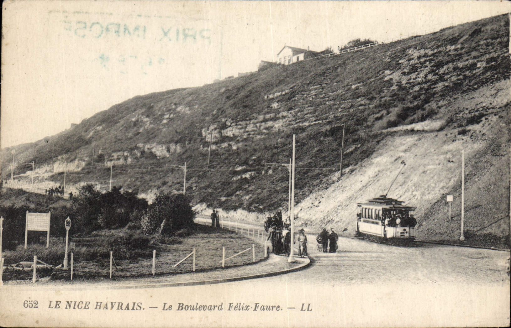 CPA Le Nice Havrais le Boulevard felix faure 
