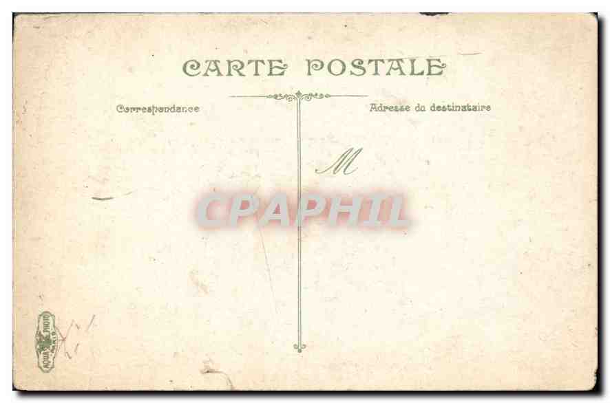 CPA Trouville la jetes promenade par gros temps  — Rückseite