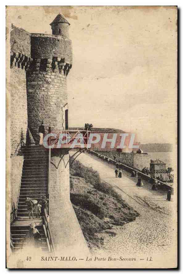 Saint-Malo — La Porte Bon-Seconrs — Craphil, n° 42