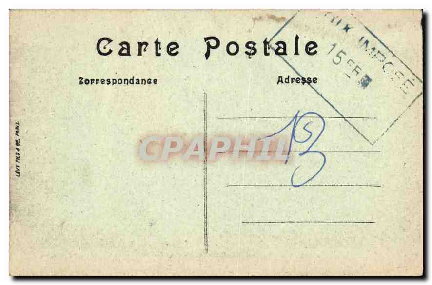 CPA Saint Brieuc Saous la Tour Le Chemin du Phare  — Rückseite